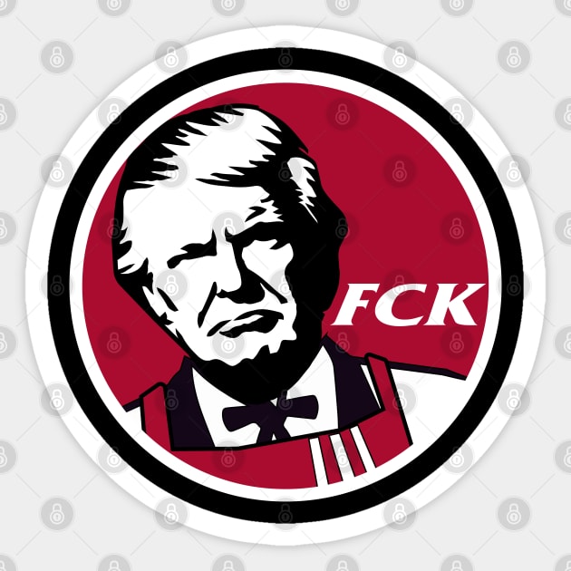 FCK Trump Sticker by NineBlack